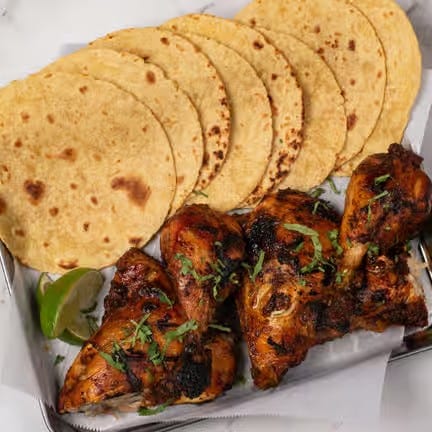 Charbroiled Mesquite Chicken Plate.
